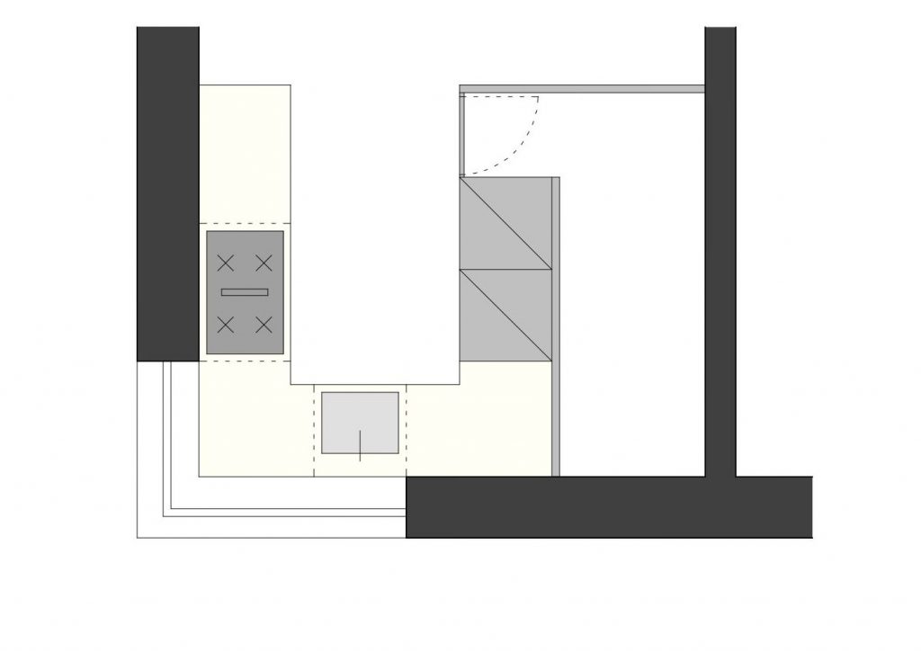 Grundriss Küche Variante mit Speis