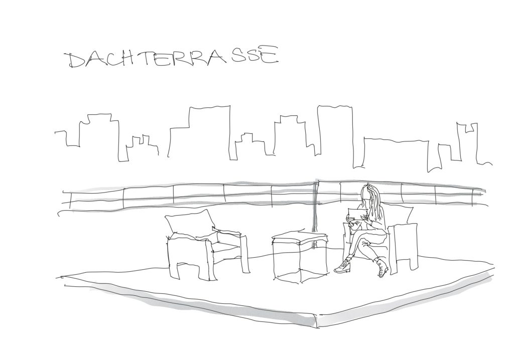 Balkon Terrasse Loggia Übersicht, Dachterrasse
