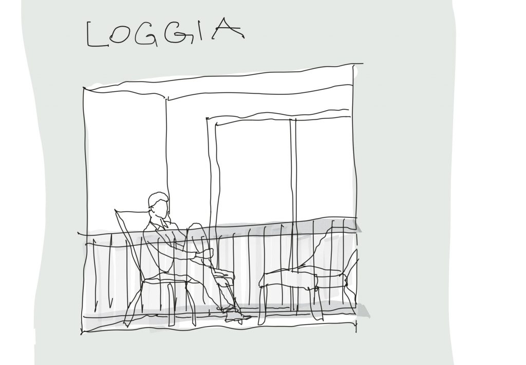 Balkon Terrasse Loggia Übersicht, Loggia
