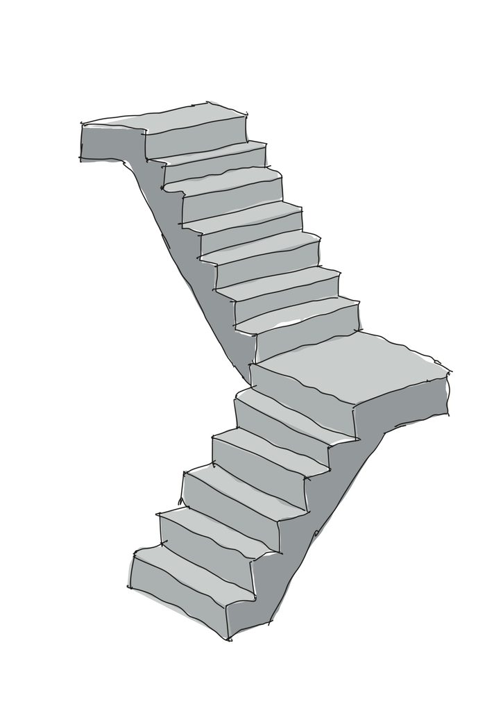 L-Treppe